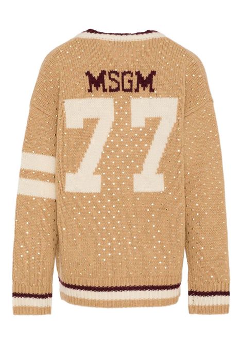 Cardigan con paillettes MSGM KIDS | F5MSJGCA081MS049